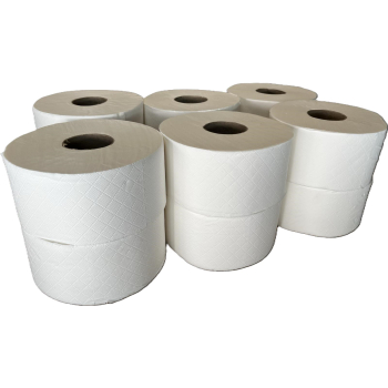 Papier toaletowy przemysłowy Jumbo Celuloza 100mb I 2-warstwowy I 12 rolek